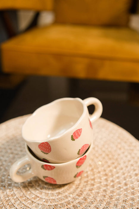 Strawberry cup- Set of 2