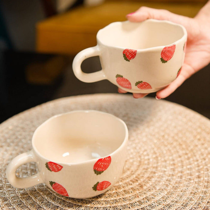 Strawberry cup- Set of 2