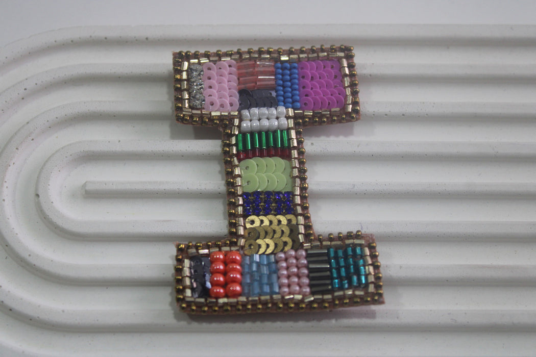 Colorburst Alphabet 'I' Patch