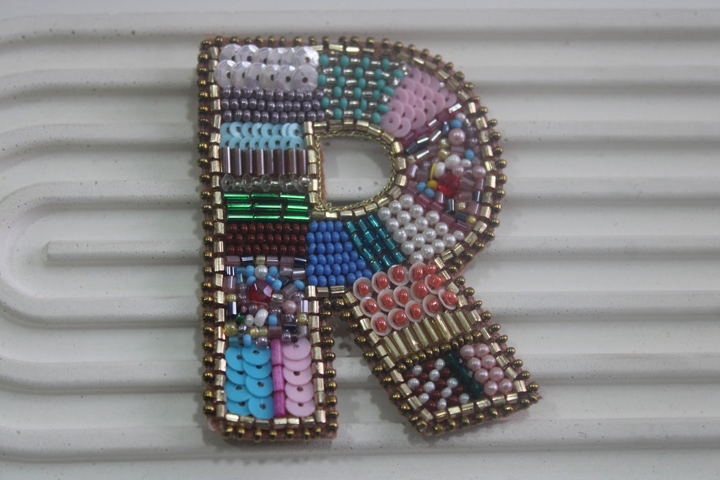 Colorburst Alphabet 'R' Patch