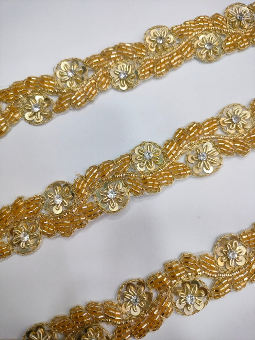 Golden Aura: Gold Handwork Zardozi Trim