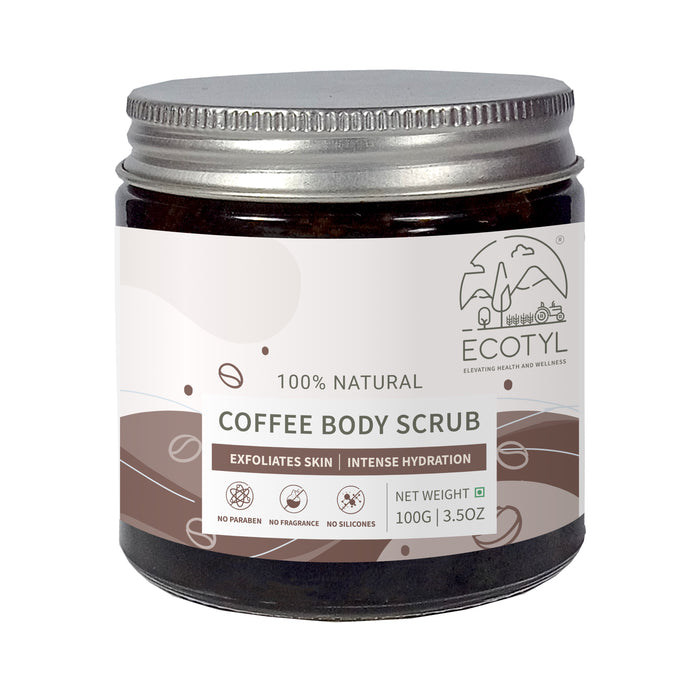 Natural Coffee Body Scrub | For Gentle Exfoliation | No Silicones & Mineral Oil | 100G