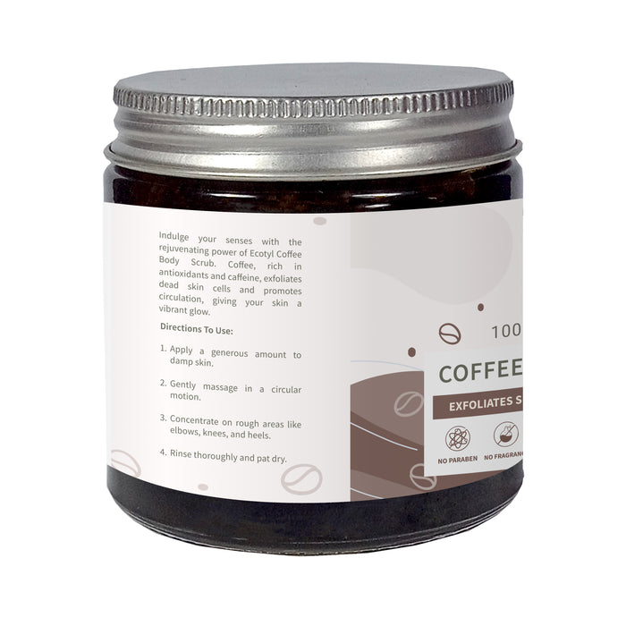 Natural Coffee Body Scrub | For Gentle Exfoliation | No Silicones & Mineral Oil | 100G