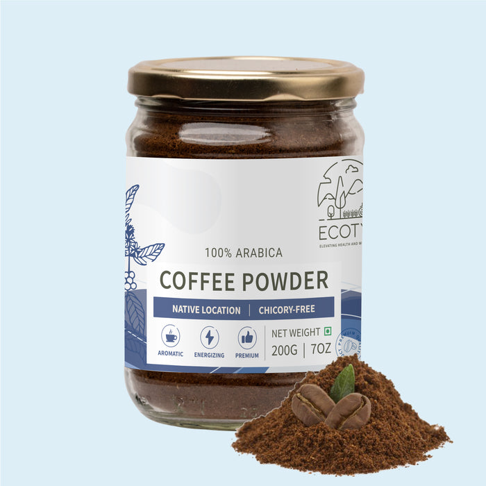 Coffee Powder | 100% Arabica | Strong Flavour & Rich Aroma | 200G