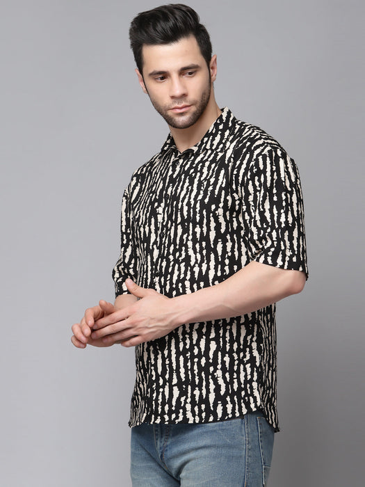 Exotic Hawaiian Shirt With Drop Shoulders