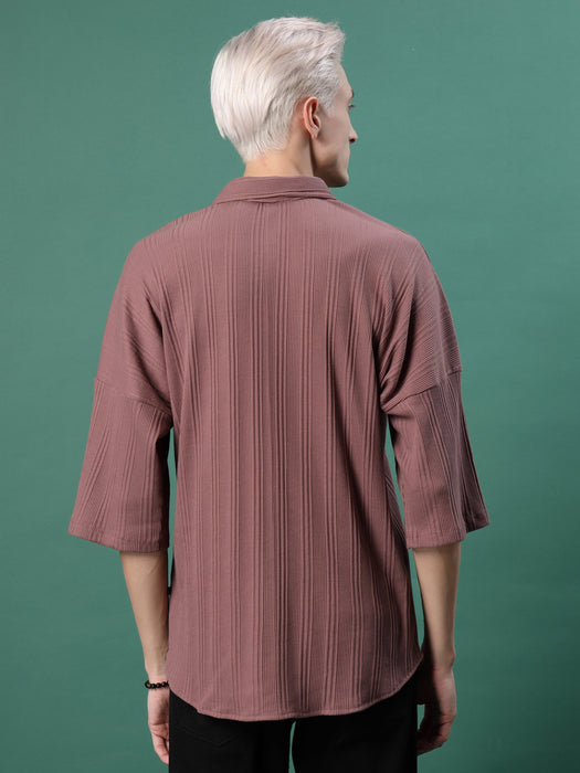 Trendy Fashion In Oversized Rib Shirts