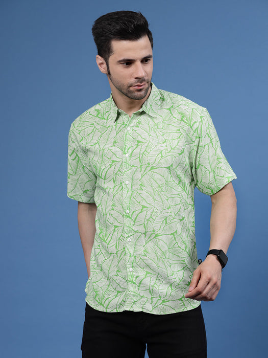 Mystic Leaf Rayon Shirt