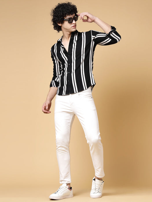 Onyx Striped Shirt