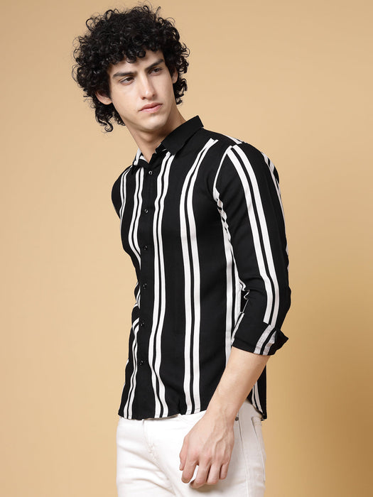 Onyx Striped Shirt