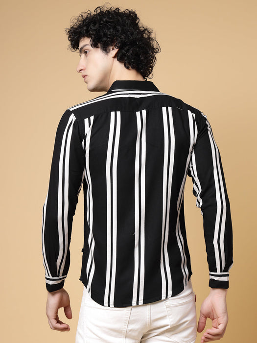 Onyx Striped Shirt