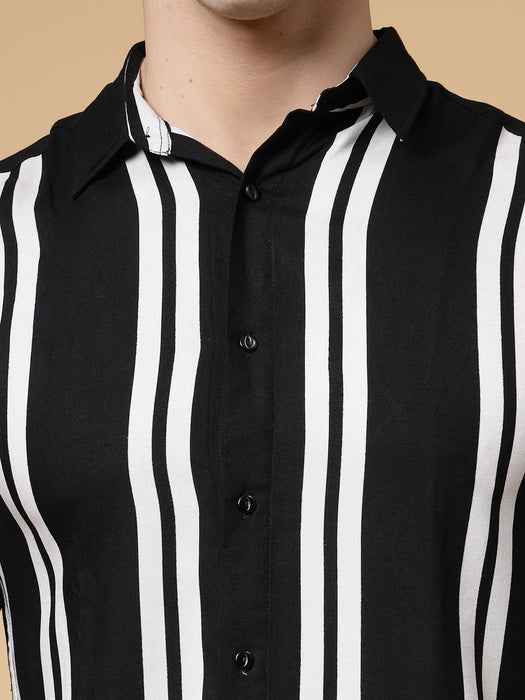 Onyx Striped Shirt