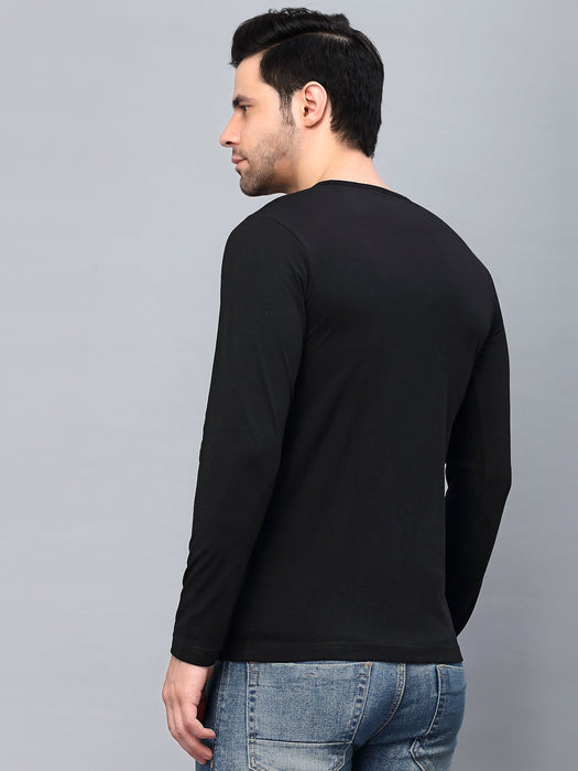 Black Zipper Detail T-Shirt