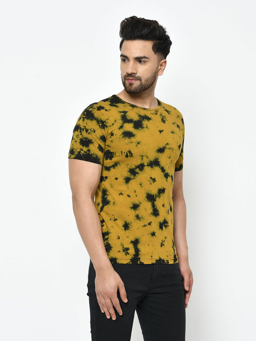 Tie & Dye Half Sleeve Cotton T-Shirt