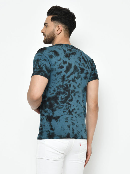 Tie & Dye Half Sleeve Cotton T-Shirt