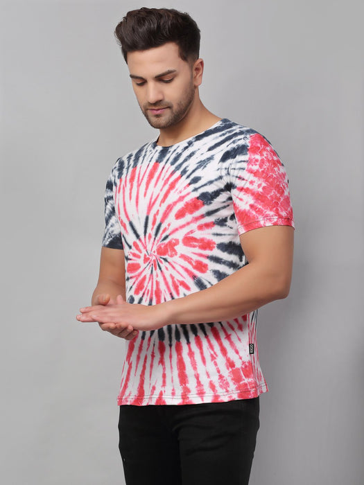 Tie & Dye Half Sleeve Round Neck T-Shirt