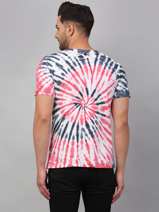 Tie & Dye Half Sleeve Round Neck T-Shirt