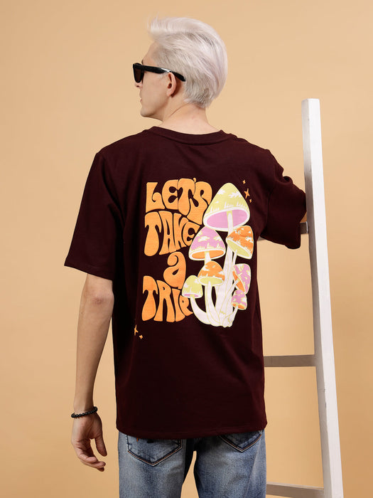 Trendy Men's Oversized Printed Tee