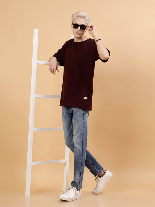 Trendy Men's Oversized Printed Tee