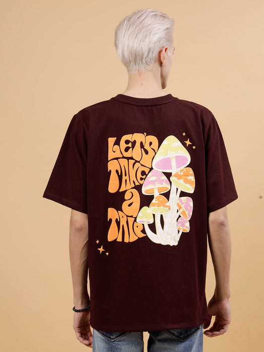 Trendy Men's Oversized Printed Tee