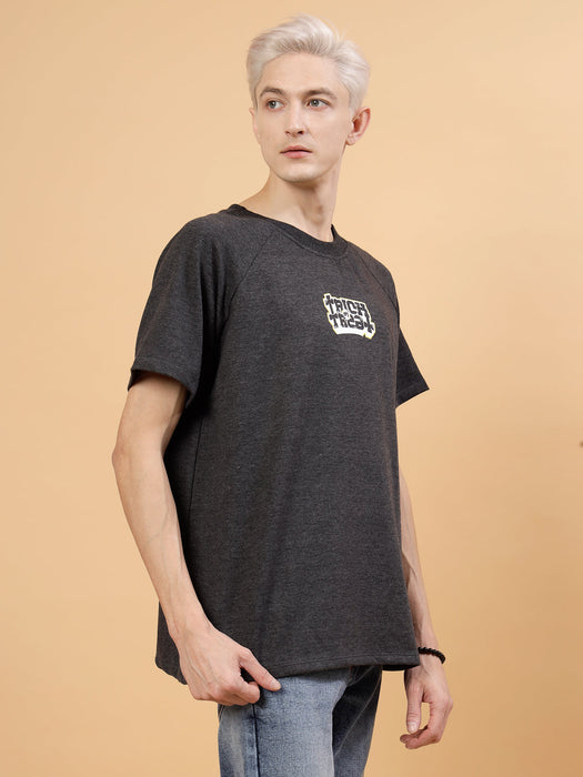 Bold Typography on Terry Raglan Sleeves Tees