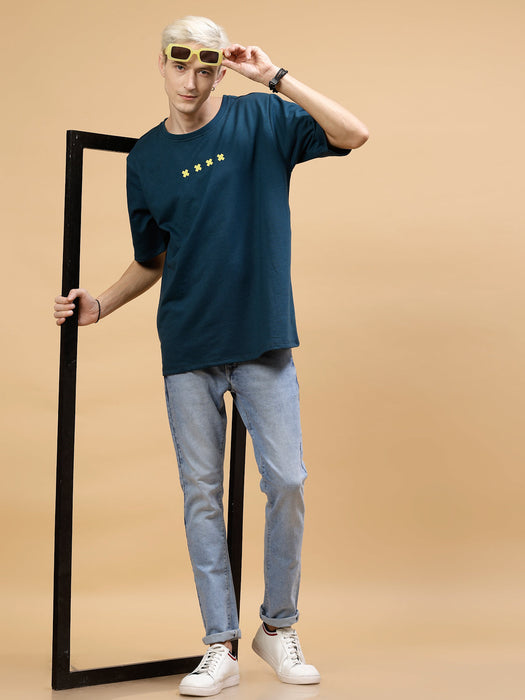 Men's Streetwear Typography Oversized Tee