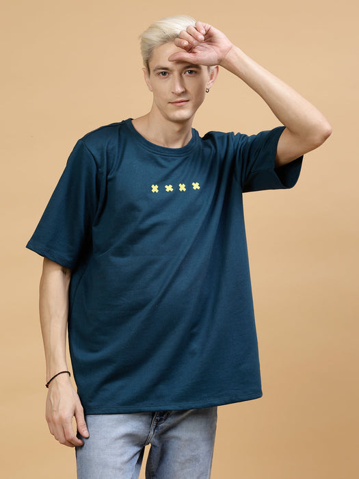 Men's Streetwear Typography Oversized Tee