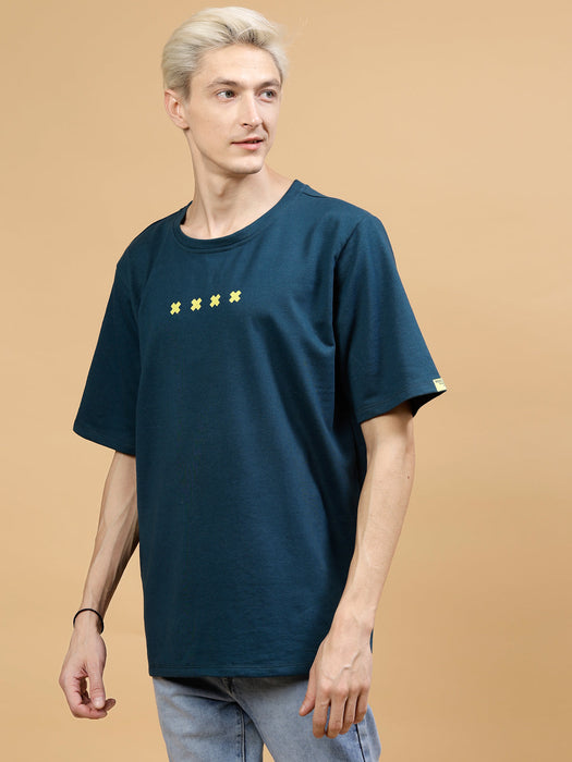 Men's Streetwear Typography Oversized Tee