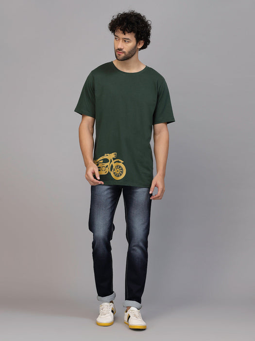 Retro Ride Oversized Cotton T-Shirt