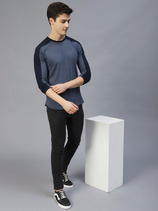 Colourblock Round Neck T-Shirt