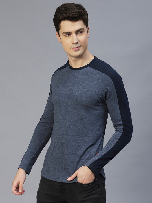 Colourblock Round Neck T-Shirt