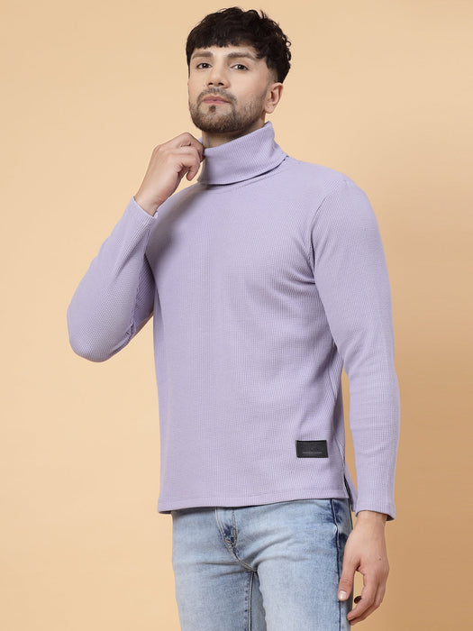 Turtleneck Waffle Tee