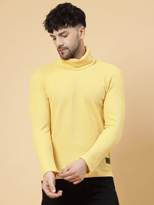 Turtleneck Waffle Tee