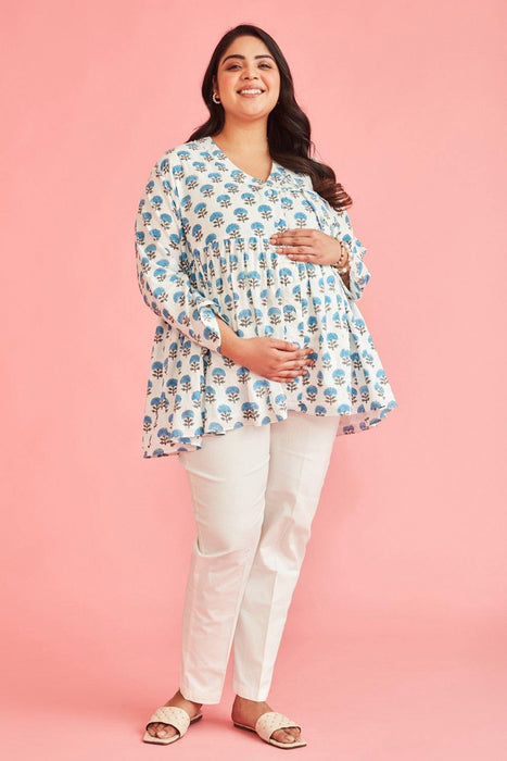 Kyra Tie-Up Nursing & Maternity Top