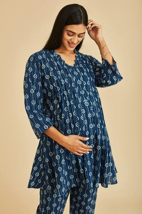 Grace Nursing & Maternity Pleated Kurta Set