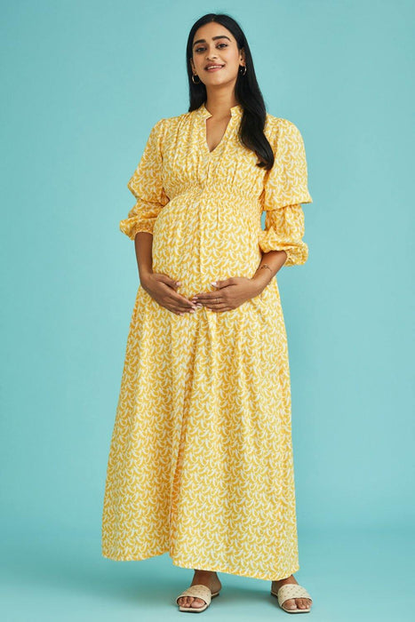 Hiya Nursing & Maternity Button-Down Shirt Dress