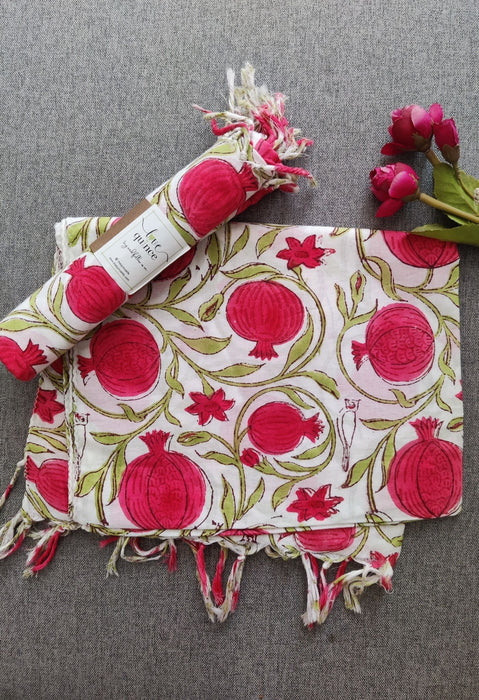 Cherry Pomegranate Stole