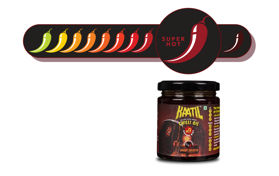 Kaatil Hot Chilli Oil No.9 | Super-Hot Heat