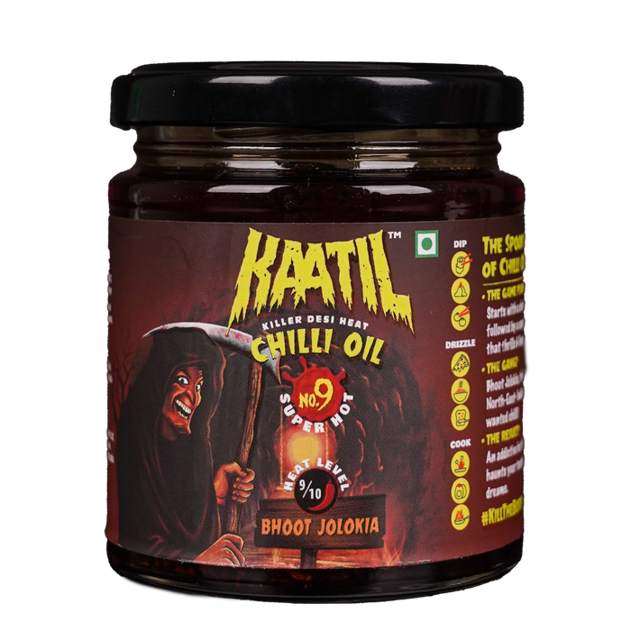 Kaatil Hot Chilli Oil No.9 | Super-Hot Heat