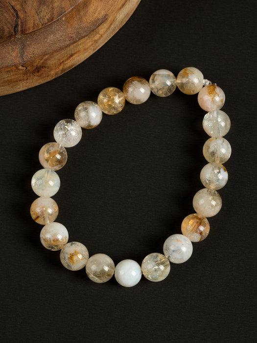 Natural Citrine Gemstone Beads bracelet BRCIT001-1