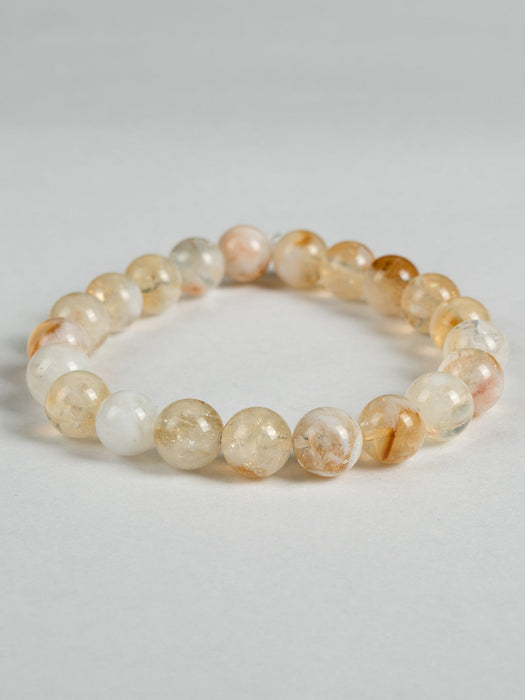 Natural Citrine Gemstone Beads bracelet BRCIT001-1