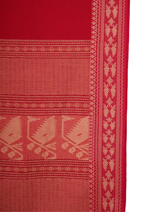 Phuliya Cotton Saree - Pink