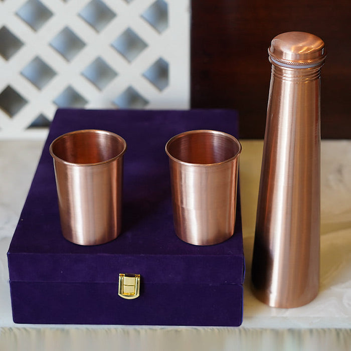 Copper Bottle Set