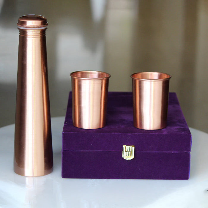 Copper Bottle Set