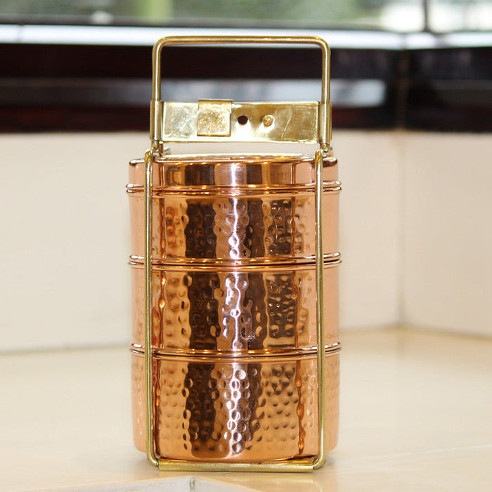 Copper Tiffin Box