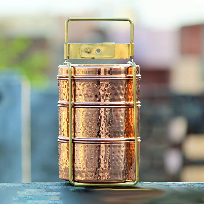 Copper Tiffin Box