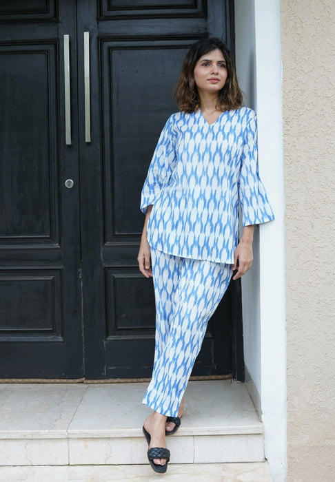 Ikat Symphony PJ Set (with matching scrunchy)