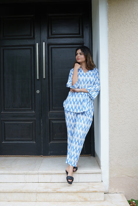 Ikat Symphony PJ Set (with matching scrunchy)