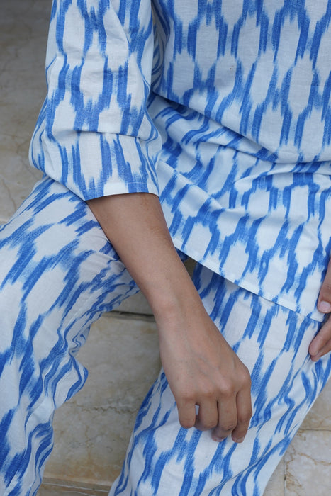 Ikat Symphony PJ Set (with matching scrunchy)