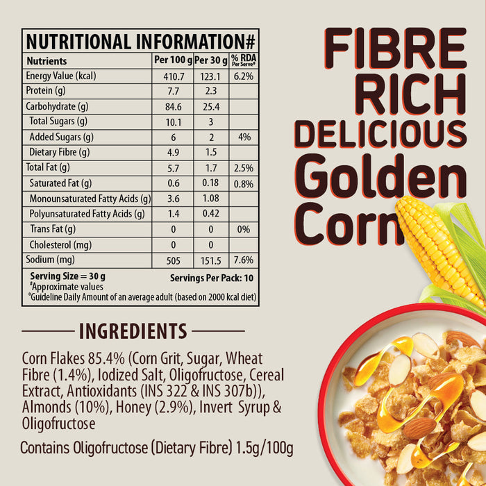 Corn Flakes Plus - Almond & Honey