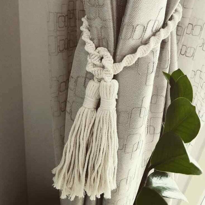 Macrame Beautiful Curtain Tie Backs (Set Of 2)